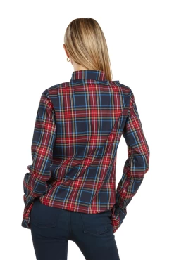 MARGOT BLOUSE STEWART TARTAN -Trish Scully 133 3
