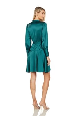 ALBERTINE WRAP DRESS TEAL 8 ALBERTINE WRAP DRESS TEAL -Trish Scully 137 2 bbd3ffbe 4062 4b55 a48e a77436984f2c