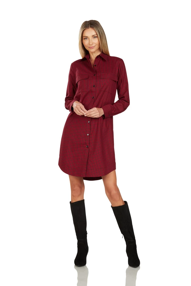 TINLEY BUTTON FRONT SHIRT DRESS 3 TINLEY BUTTON FRONT SHIRT DRESS
