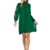 THEODORA SHIFT DRESS EMERALD GREEN 2 THEODORA SHIFT DRESS EMERALD GREEN -Trish Scully 142 1