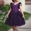 BIANCA DRESS EGGPLANT -Trish Scully 142 d69765f8 88cb 40c6 83f1 6c9efde0d448