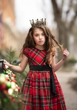 ISLA STEWART TARTAN DRESS -Trish Scully 175 6