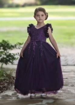 BIANCA GOWN EGGPLANT