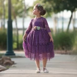 BELLA RAFAELA DRESS & BELT SET HYACINTH -Trish Scully 1 53451e4c 0187 422a aa65 4cd1d3ae93de