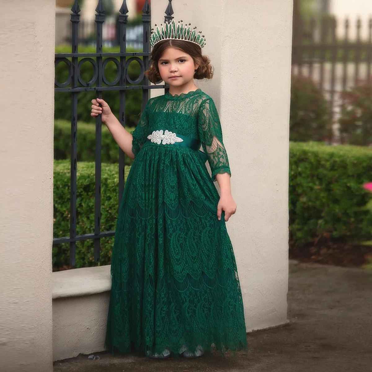 BELLA RAFAELA GOWN EMERALD 5 BELLA RAFAELA GOWN EMERALD - Image 3