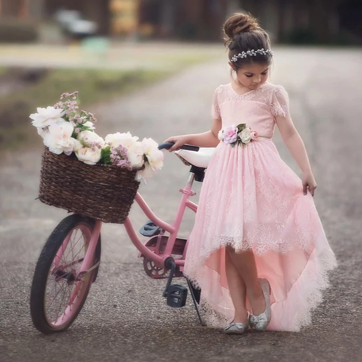 AINSLEY DRESS & BELT SET PINK 5 AINSLEY DRESS & BELT SET PINK - Image 3