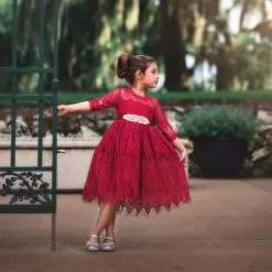 BELLA RAFAELA DRESS & BELT SET-CRIMSON -Trish Scully 1 d9fe7ed3 575f 43ad aec8 7477fd704961