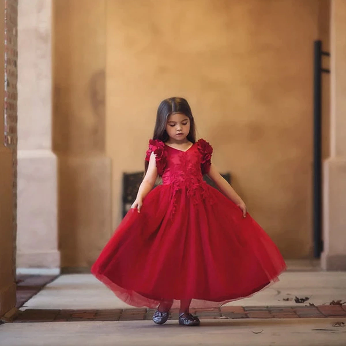 BIANCA GOWN CRIMSON 7 BIANCA GOWN CRIMSON - Image 5