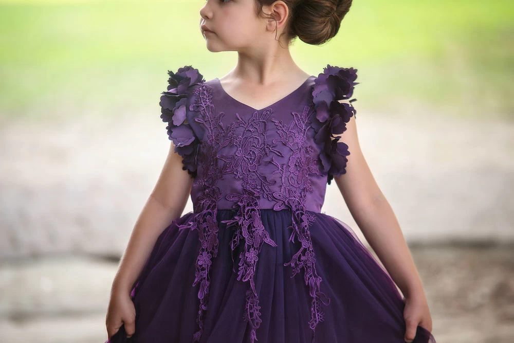 BIANCA GOWN EGGPLANT 8 BIANCA GOWN EGGPLANT - Image 6