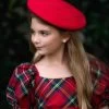 CELESTE BERET CRIMSON