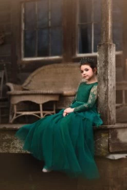 MARIPOSA GOWN EMERALD -Trish Scully 23 4