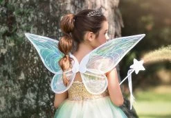 FAIRY DRESS, WINGS & WAND 3PC. SET -Trish Scully 280 6