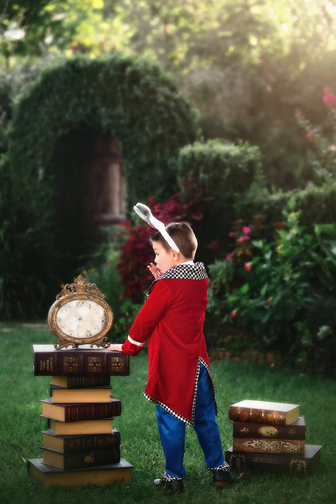 WHITE RABBIT 4PC. COSTUME 5 WHITE RABBIT 4PC. COSTUME - Image 3