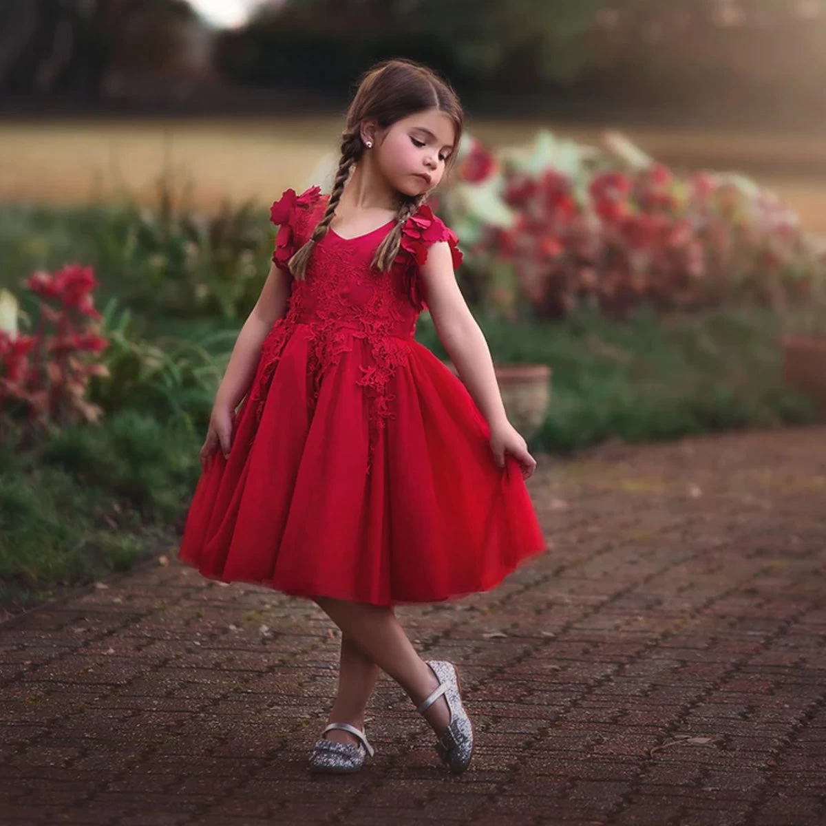 BIANCA DRESS CRIMSON 5 BIANCA DRESS CRIMSON - Image 3