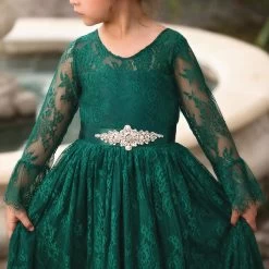 AINSLEY DRESS & BELT SET EMERALD -Trish Scully 2 2efc3fa0 bf18 4484 bf8d c3a83fc06d41