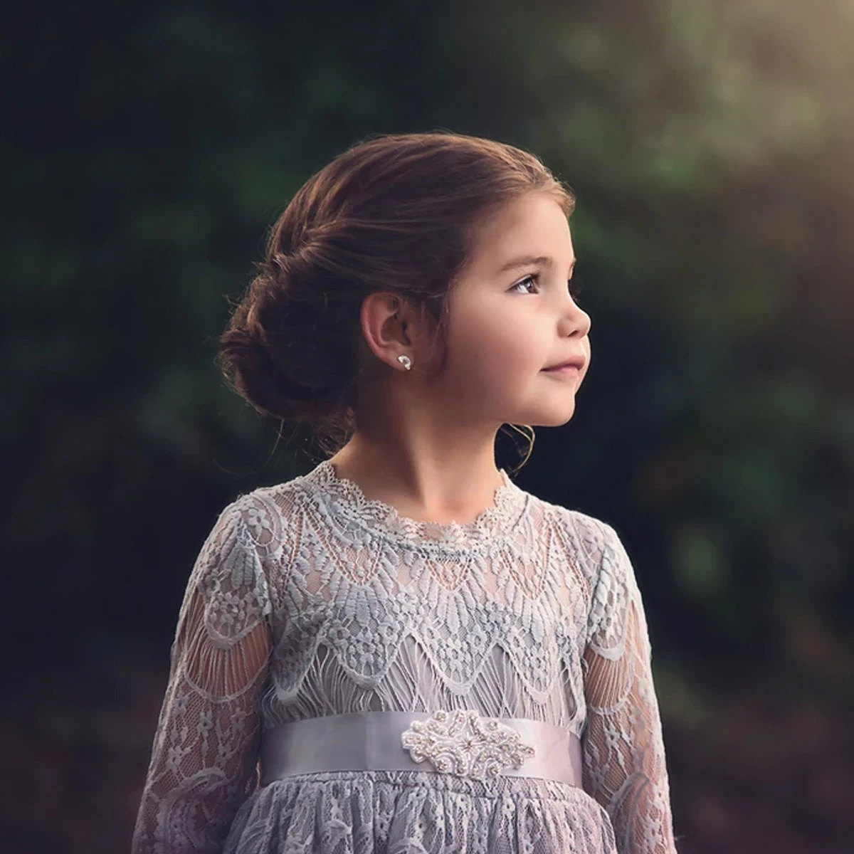 BELLA RAFAELA DRESS & BELT SET SILVER 6 BELLA RAFAELA DRESS & BELT SET SILVER - Image 4