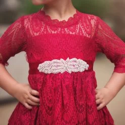 BELLA RAFAELA DRESS & BELT SET-CRIMSON -Trish Scully 2 f8374cce 8d20 476b bf40 040c91e9b002