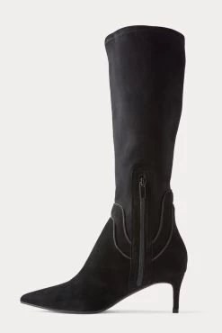 ELEANOR SUEDE BOOT BLACK -Trish Scully 3 11