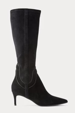 ELEANOR SUEDE BOOT BLACK -Trish Scully 3 9