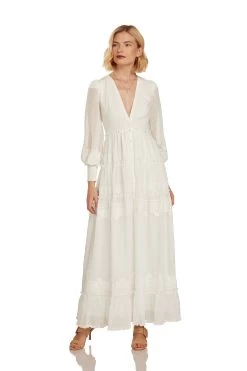 SOFIA MAXI DRESS WHITE 10 SOFIA MAXI DRESS WHITE -Trish Scully 32 1504 WEB