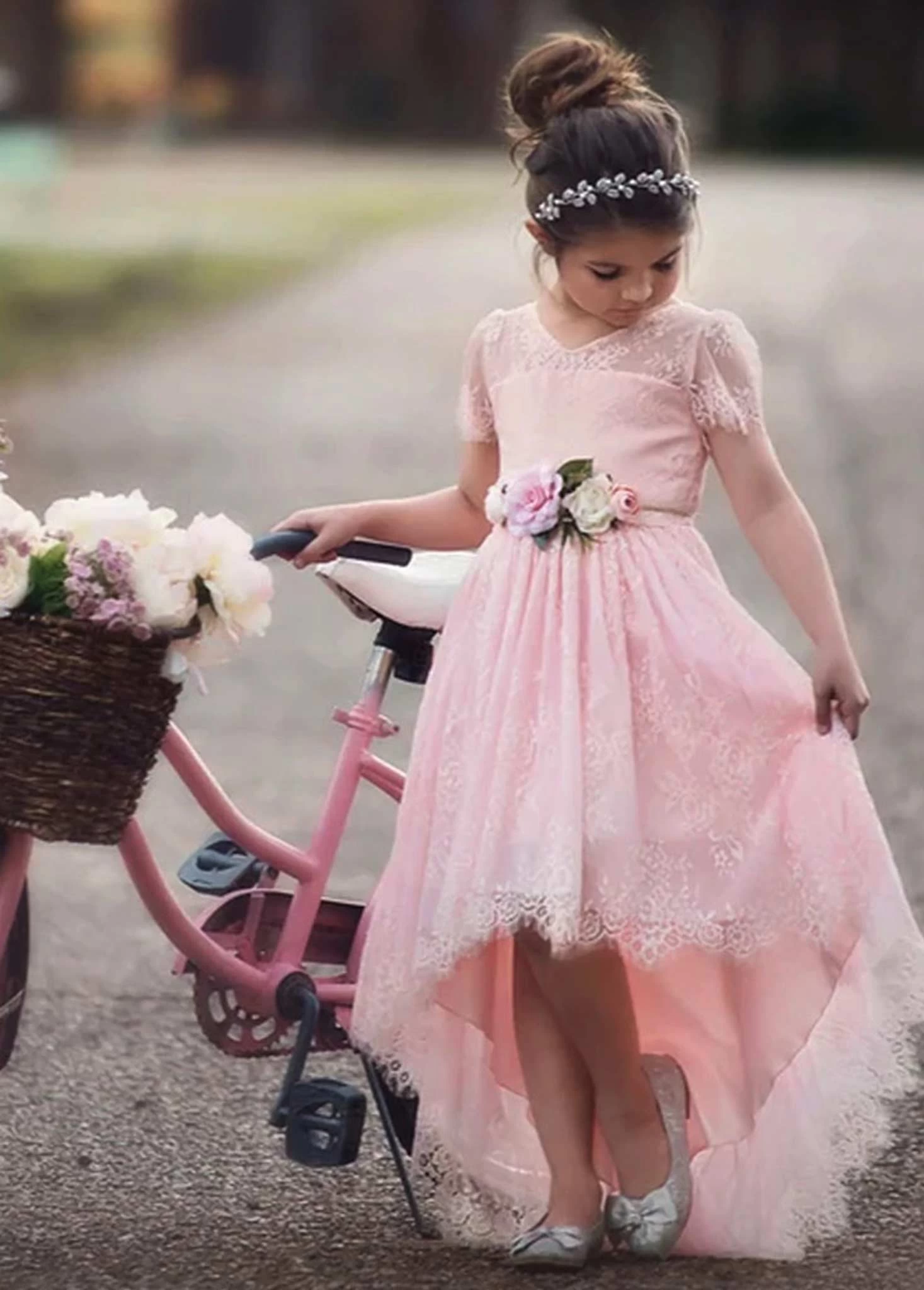 AINSLEY DRESS & BELT SET PINK 3 AINSLEY DRESS & BELT SET PINK