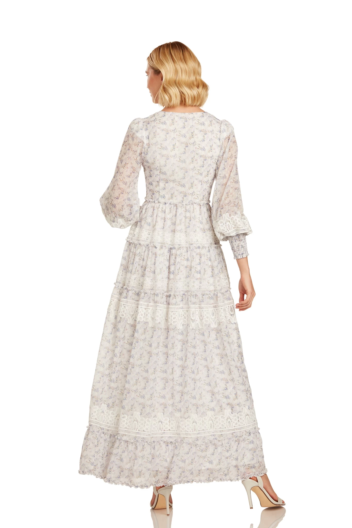 SOFIA MAXI DRESS LAVENDER FLORAL 7 SOFIA MAXI DRESS LAVENDER FLORAL - Image 5