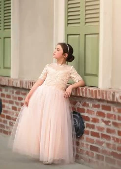 HARMONY GOWN PEACHY PINK