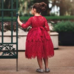 BELLA RAFAELA DRESS & BELT SET-CRIMSON -Trish Scully 3 574f5dba a91d 4a68 a3b7 4ed871977932