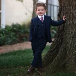 BOYS NAVY BLUE BROOKS SUIT 3PC. SET -Trish Scully 3 e334fa74 4497 4bb2 8e9c 15c4595b9b1a