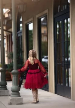 MAEVE DRESS CRIMSON -Trish Scully 4 3