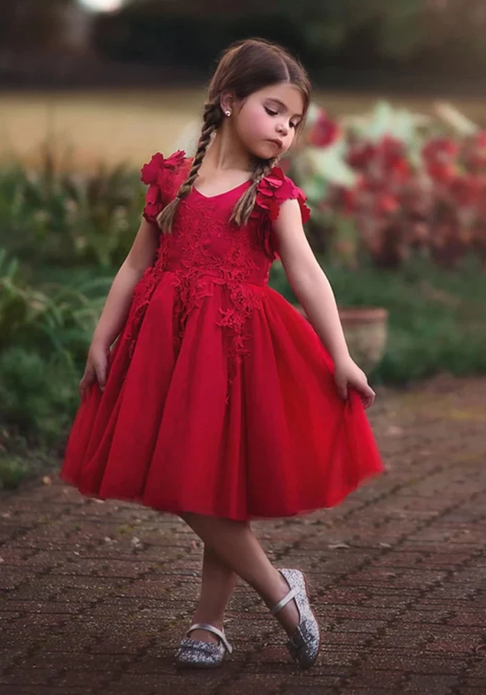 BIANCA DRESS CRIMSON 4 BIANCA DRESS CRIMSON - Image 2