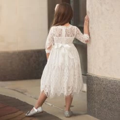 BELLA RAFAELA DRESS & BELT SET- ANTIQUE WHITE -Trish Scully 4 44a391f0 6d28 43b4 b711 067e2b658342