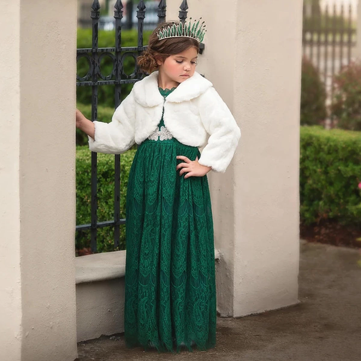 BELLA RAFAELA GOWN EMERALD 8 BELLA RAFAELA GOWN EMERALD - Image 6