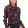 MARGOT BLOUSE STEWART TARTAN -Trish Scully 512 cc4a5493 1daa 4ac7 ab10 2a70f30bc1a4