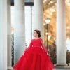 MARIPOSA GOWN CRIMSON -Trish Scully 517