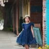 MILLY DRESS SPARKLE NAVY 2 MILLY DRESS SPARKLE NAVY -Trish Scully 560