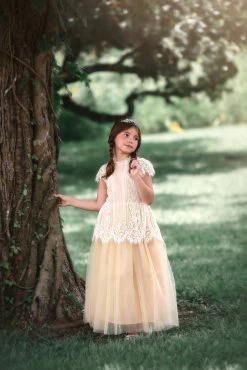 GWENDOLYN GOWN-WHITE/NATURAL -Trish Scully 8 5