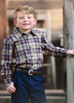 ARCHIE BUTTON DOWN MCLEOD TARTAN