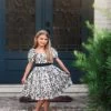 ARIELLE DRESS NAVY DAMASK -Trish Scully 97 4e6765dd 1cb6 46ca 812b 8ab7ddbc5c6a