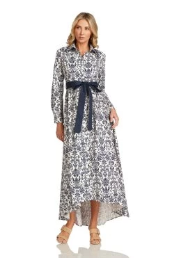 CONSTANCE MAXI DRESS NAVY DAMASK 19 CONSTANCE MAXI DRESS NAVY DAMASK -Trish Scully ConstanceMaxiNavyDamask 1650 WEB 1f3db1b6 7da9 4645 a0fe aa9764a9ae96