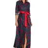 CONSTANCE MAXI DRESS NAVY ROSE FLORAL -Trish Scully ConstanceMaxiNavyRoseFloral 1690 WEB
