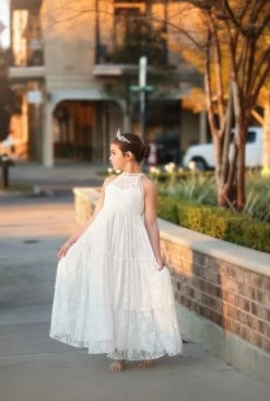 DOMINIQUE MAXI DRESS WHITE 11 DOMINIQUE MAXI DRESS WHITE -Trish Scully DOMINIQUEWHTMAIN