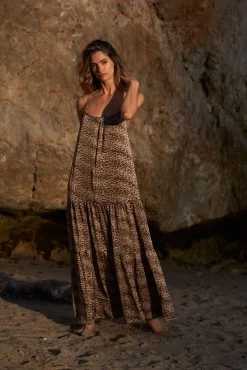 ALEXA MAXI DRESS LEOPARD -Trish Scully DSC02407