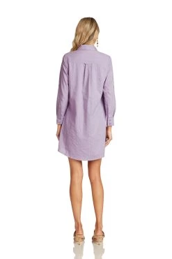LAURETTE DRESS LAVENDER 11 LAURETTE DRESS LAVENDER -Trish Scully LauretteDressLavender 1161 WEB
