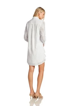 LAURETTE DRESS WHITE 14 LAURETTE DRESS WHITE -Trish Scully LauretteDressWhite 1098 WEB