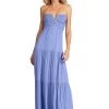 LUCILLE MAXI DRESS CORNFLOWER BLUE