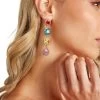 TOULOUSE EARRINGS PASTEL -Trish Scully LucilleMaxiDressBlue 0636 WEB