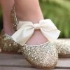 HADLEE SEQUIN SHOE GOLD