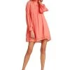 NATALIE TUNIC DRESS CORAL -Trish Scully NatalieTunicDress 0203 WEB