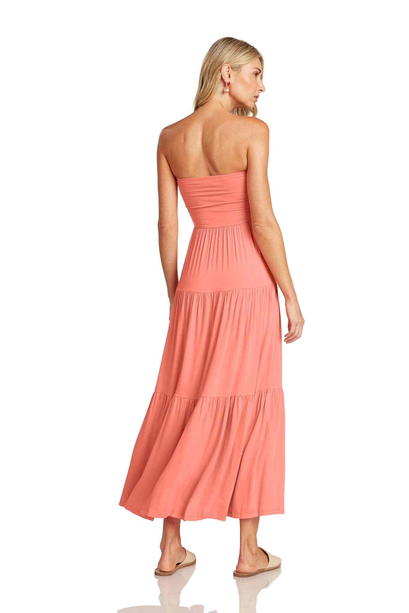 PIPPA MAXI DRESS CORAL 5 PIPPA MAXI DRESS CORAL - Image 3